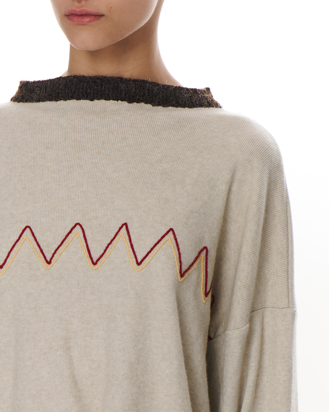 Sweater - Maxi Zig Zag